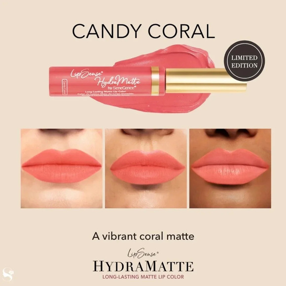 Candy Coral HydraMatte LipSense - Picture 1 of 3